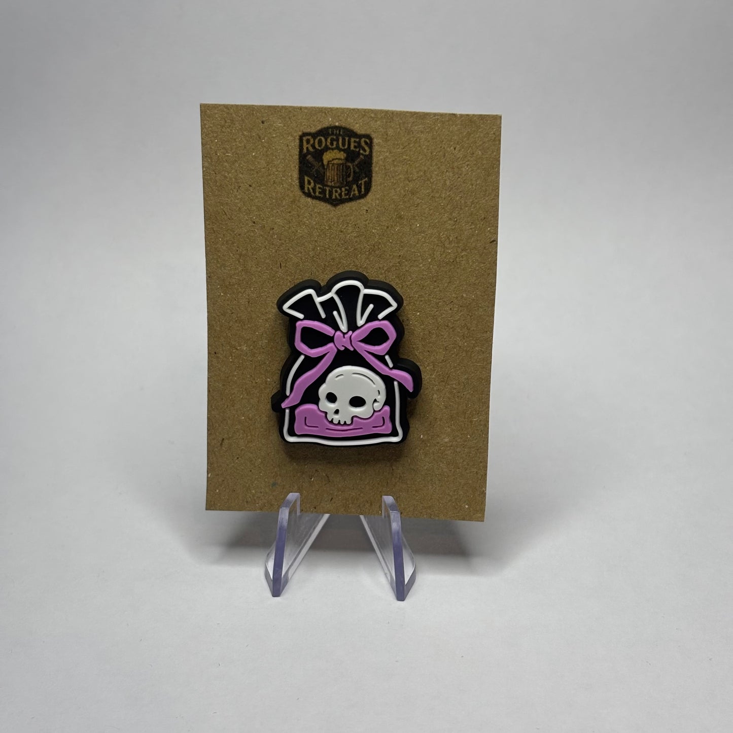 Skull in a Bag Pin