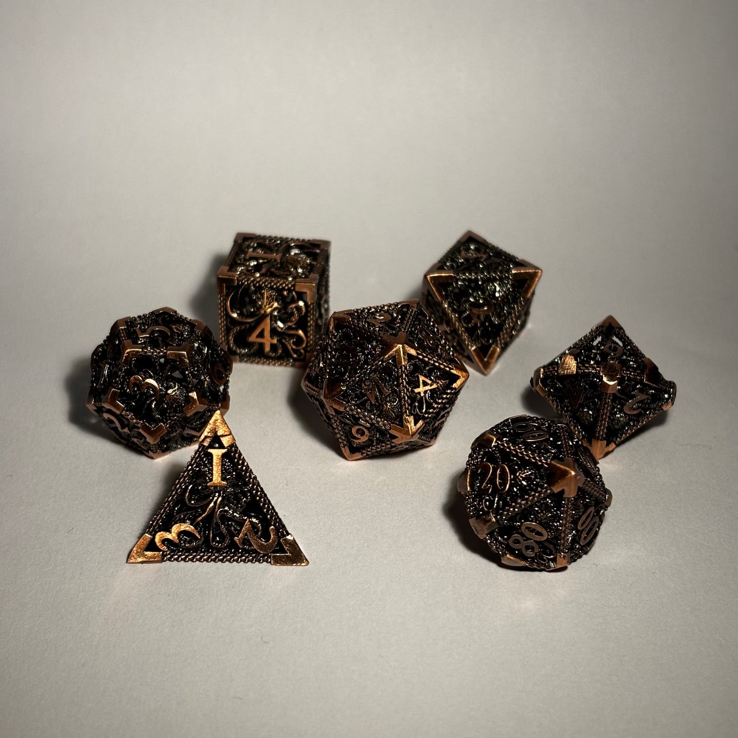 Octopus Hollow Metal Dice