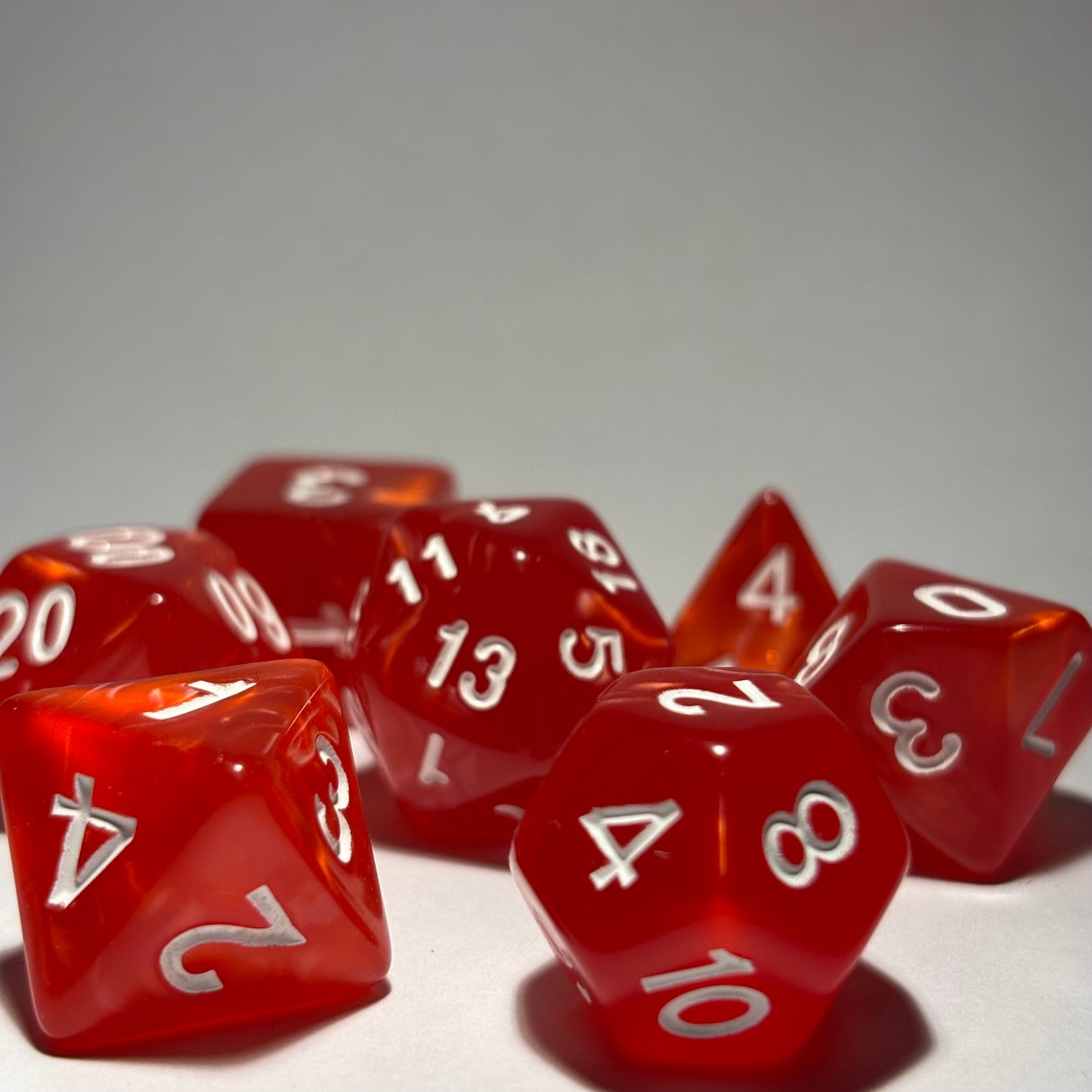 “Seeing Red” Dice Set
