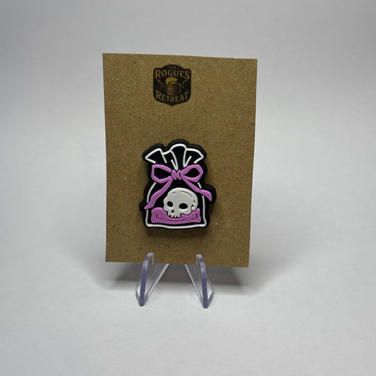 Skull in a Bag Pin