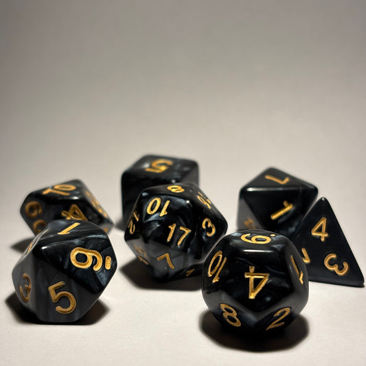 Marbled Dice Set