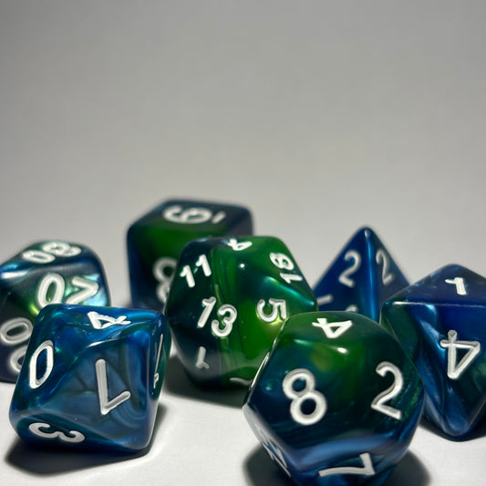 Tide pool Dice Set