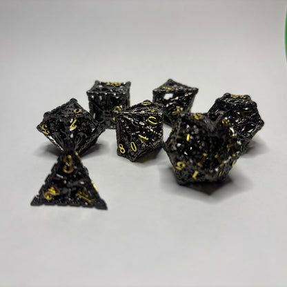 Metal Hollow Ghost Dice