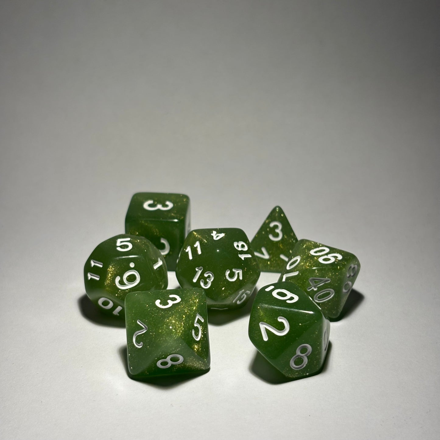 Pear drop Dice Set