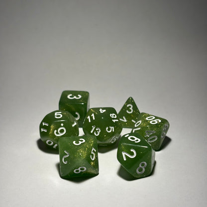Pear drop Dice Set
