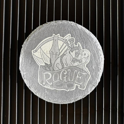 Set of 4 Engraved Slate Coasters