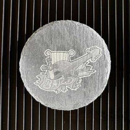 Set of 4 Engraved Slate Coasters
