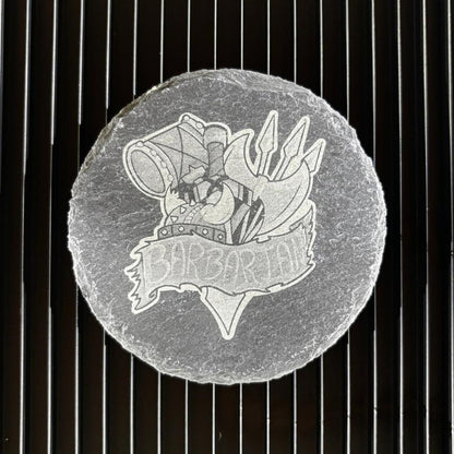 Set of 4 Engraved Slate Coasters