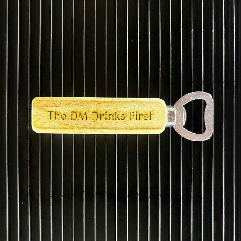 Engraved Wooden Bottle Opener