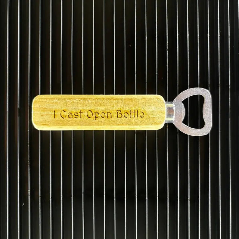 Engraved Wooden Bottle Opener
