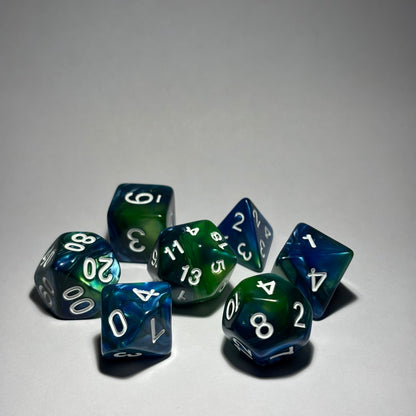 Tide pool Dice Set