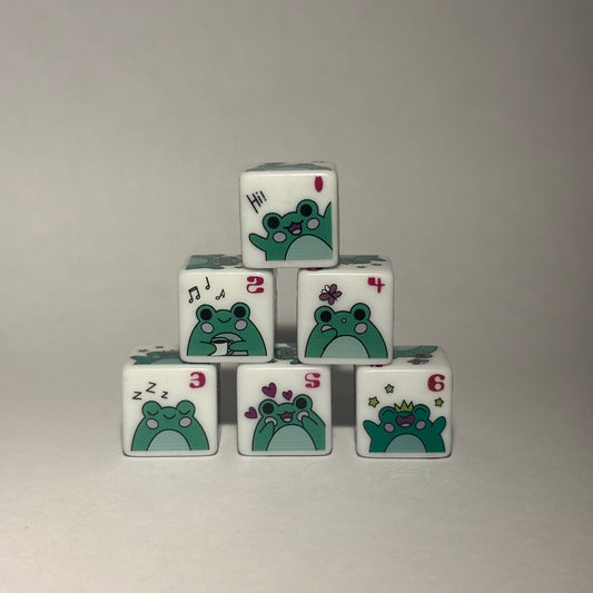Frog D6 Dice Set