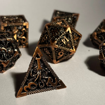 Octopus Hollow Metal Dice