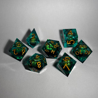Green Eyed Monster Dice