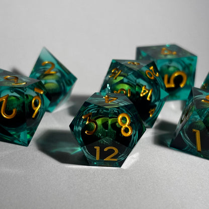 Green Eyed Monster Dice