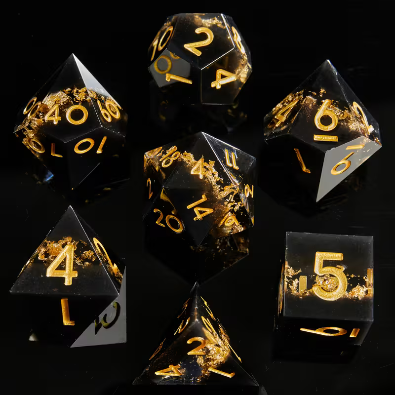 Golden Sharp Dice