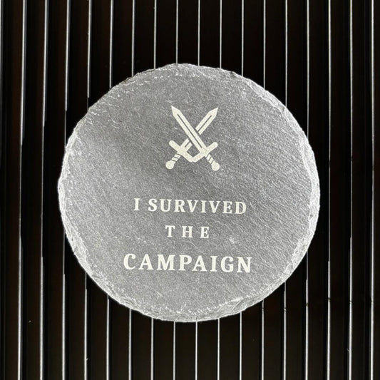 Set of 4 Engraved Slate Coasters