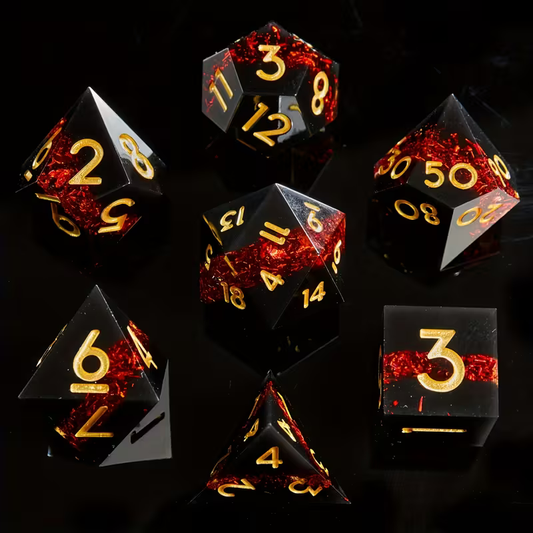Maroon Sharp Dice